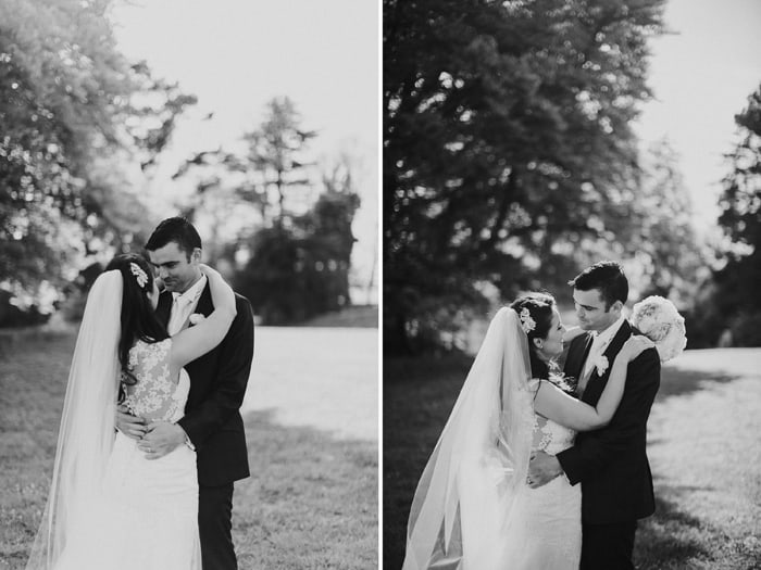 black and white wedding photography