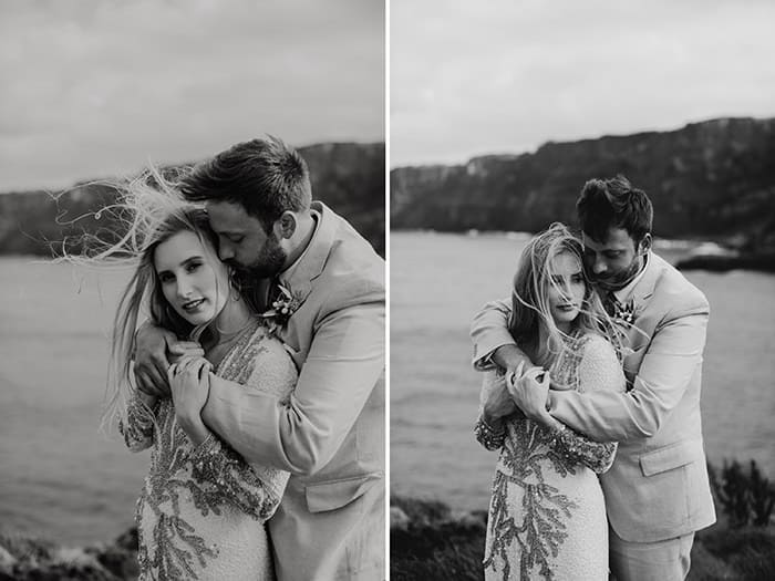 alyssa and billy irish elopement