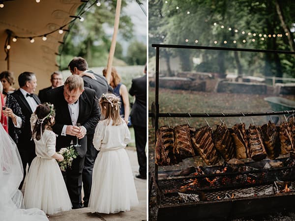 backyard irish wedding