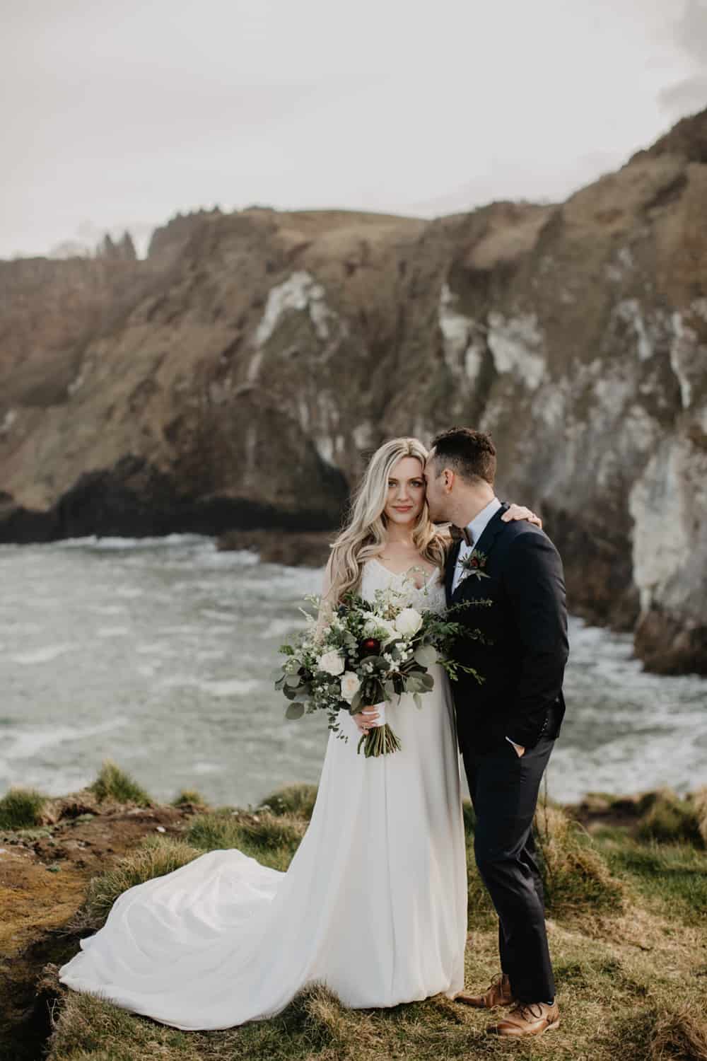 Alexandra and Jason - Dunluce Elopement Northern Ireland photographer