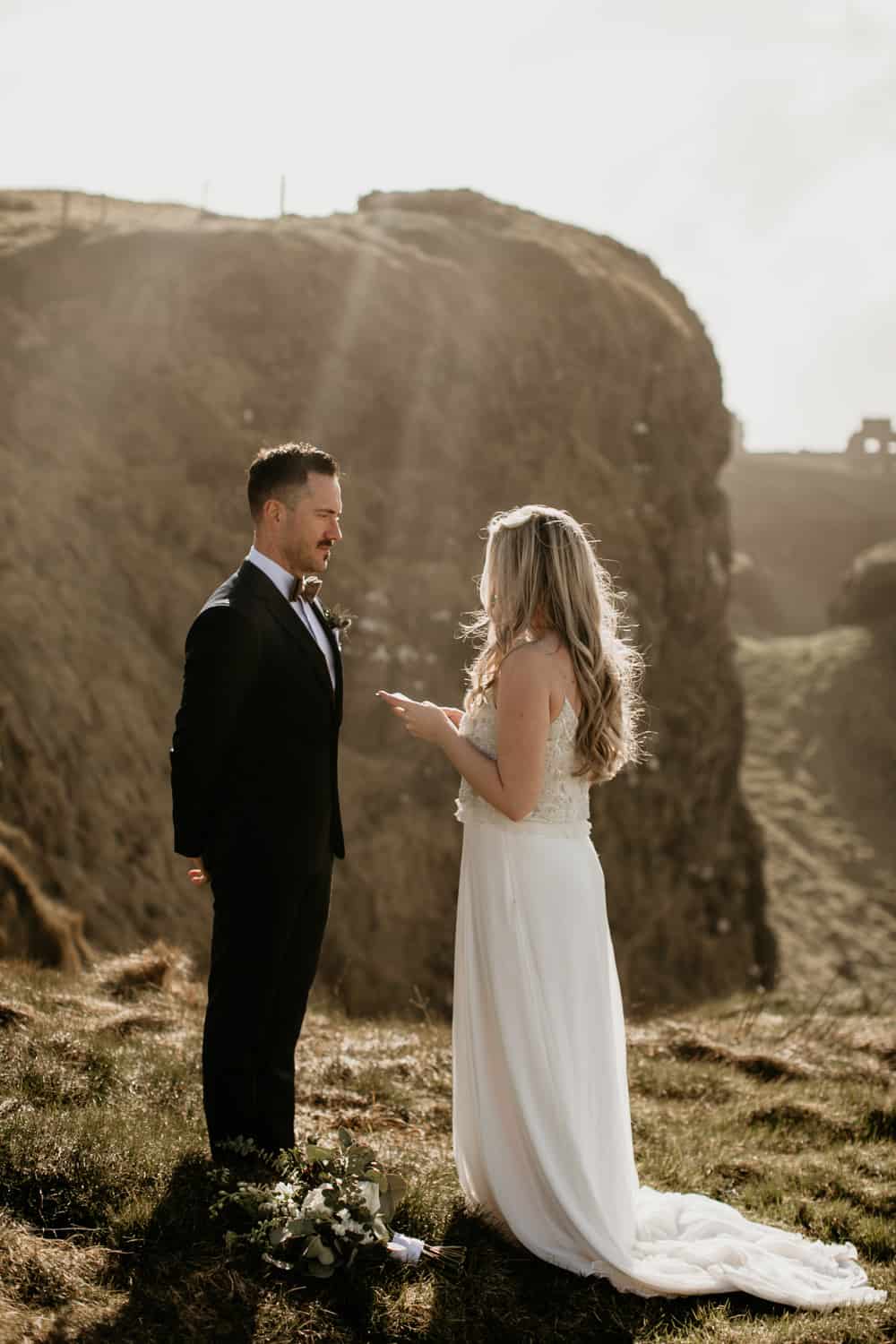 Alexandra and Jason - Dunluce Elopement Northern Ireland photographer