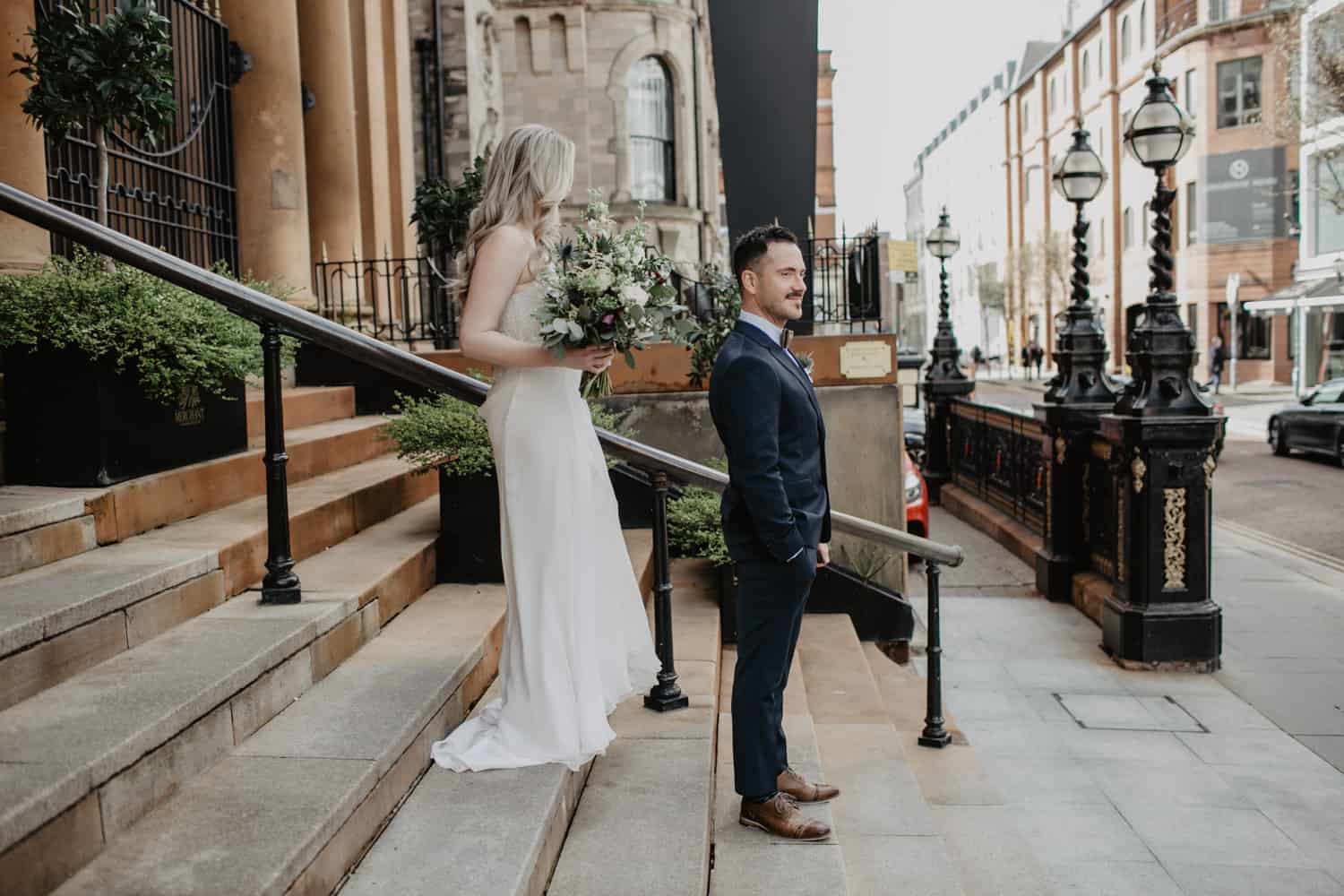 first look - Wedding Belfast