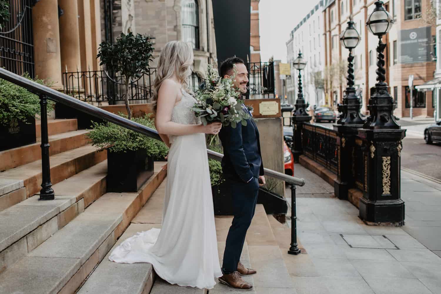 Elopement Belfast - First look