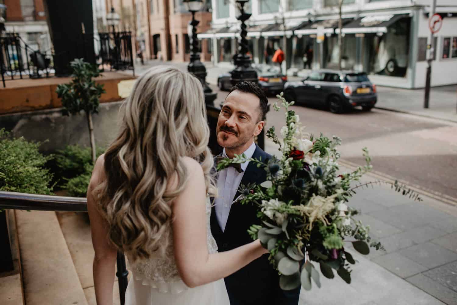 first look - Northern Ireland Wedding