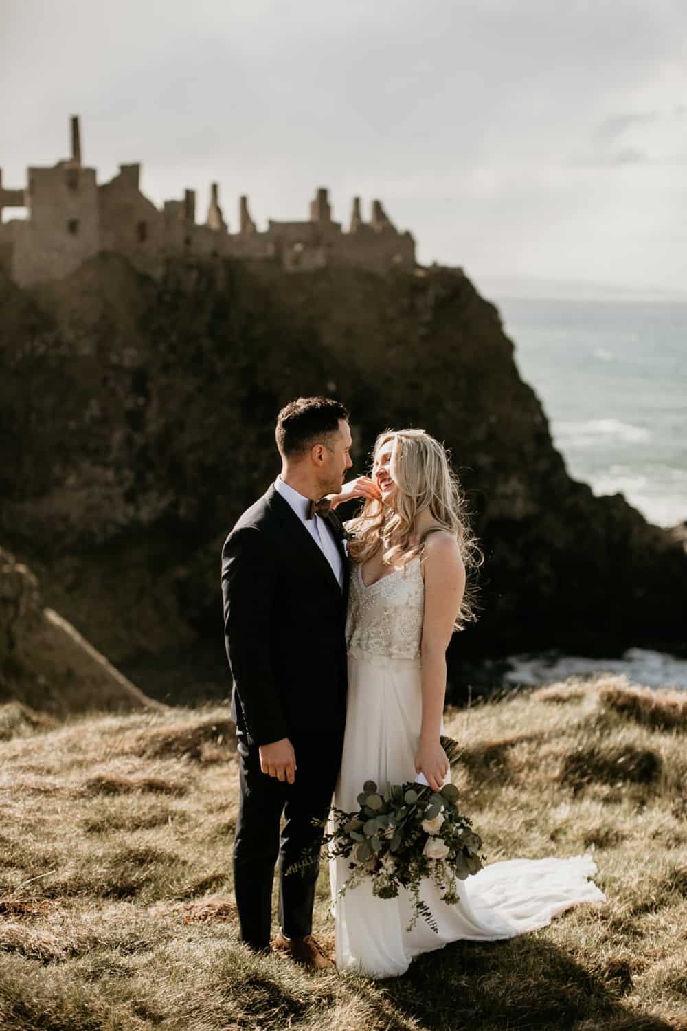 Alexandra and Jason - Dunluce Elopement Northern Ireland photographer