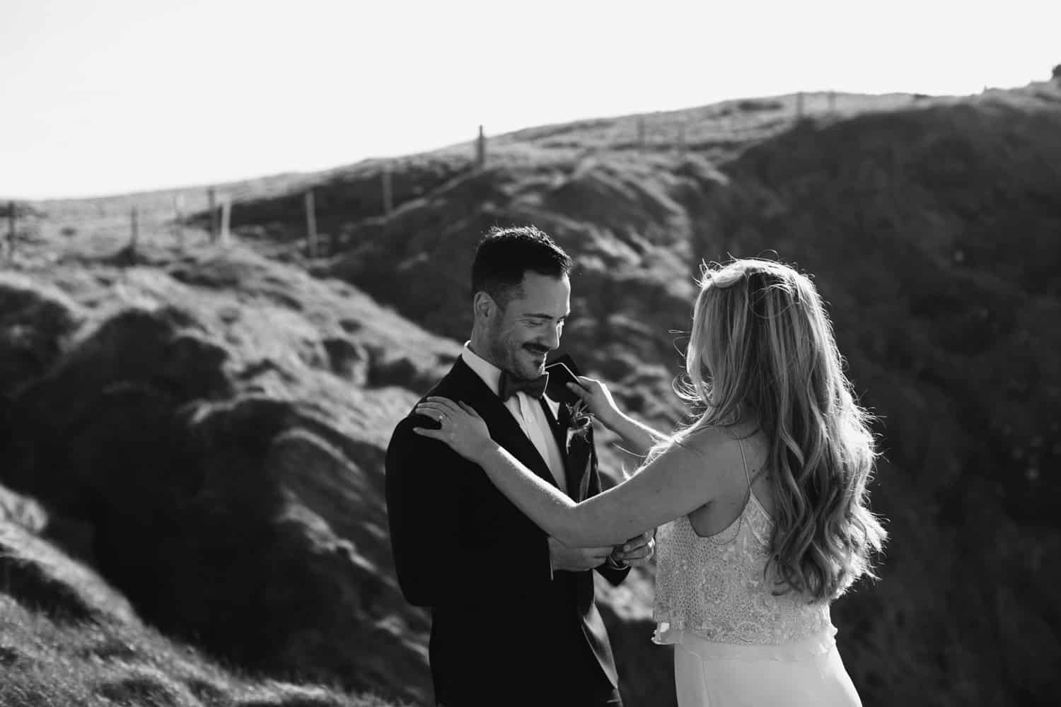 Alexandra and Jason - Dunluce Elopement Northern Ireland photographer