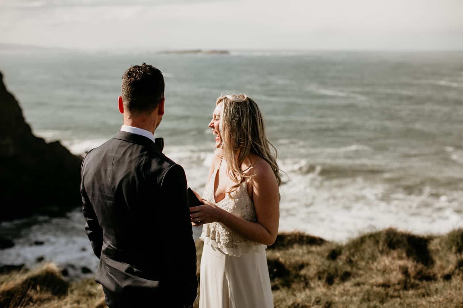 Elopement Northern Ireland at Dunluce Castle