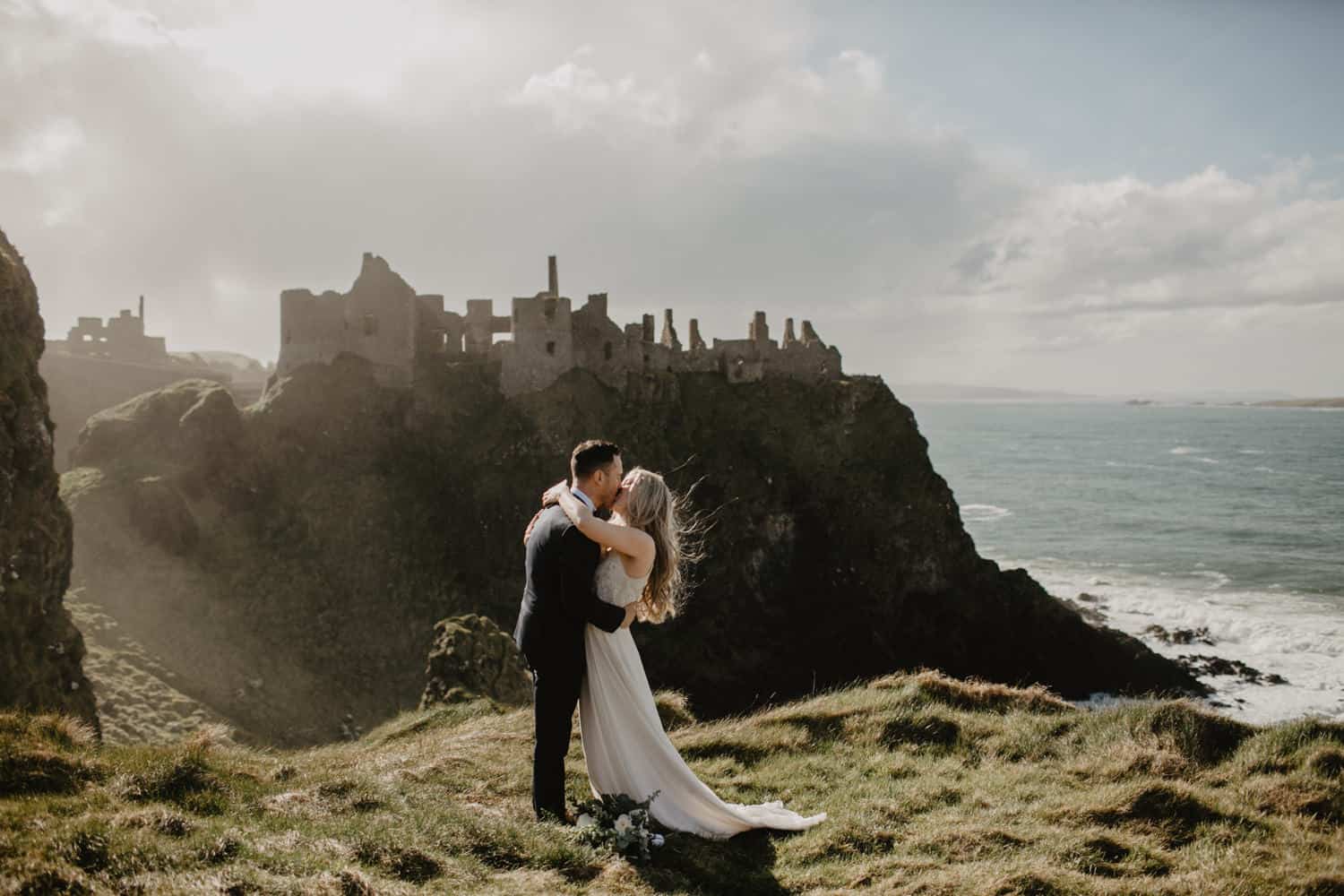 Alexandra and Jason - Dunluce Elopement Northern Ireland photographer