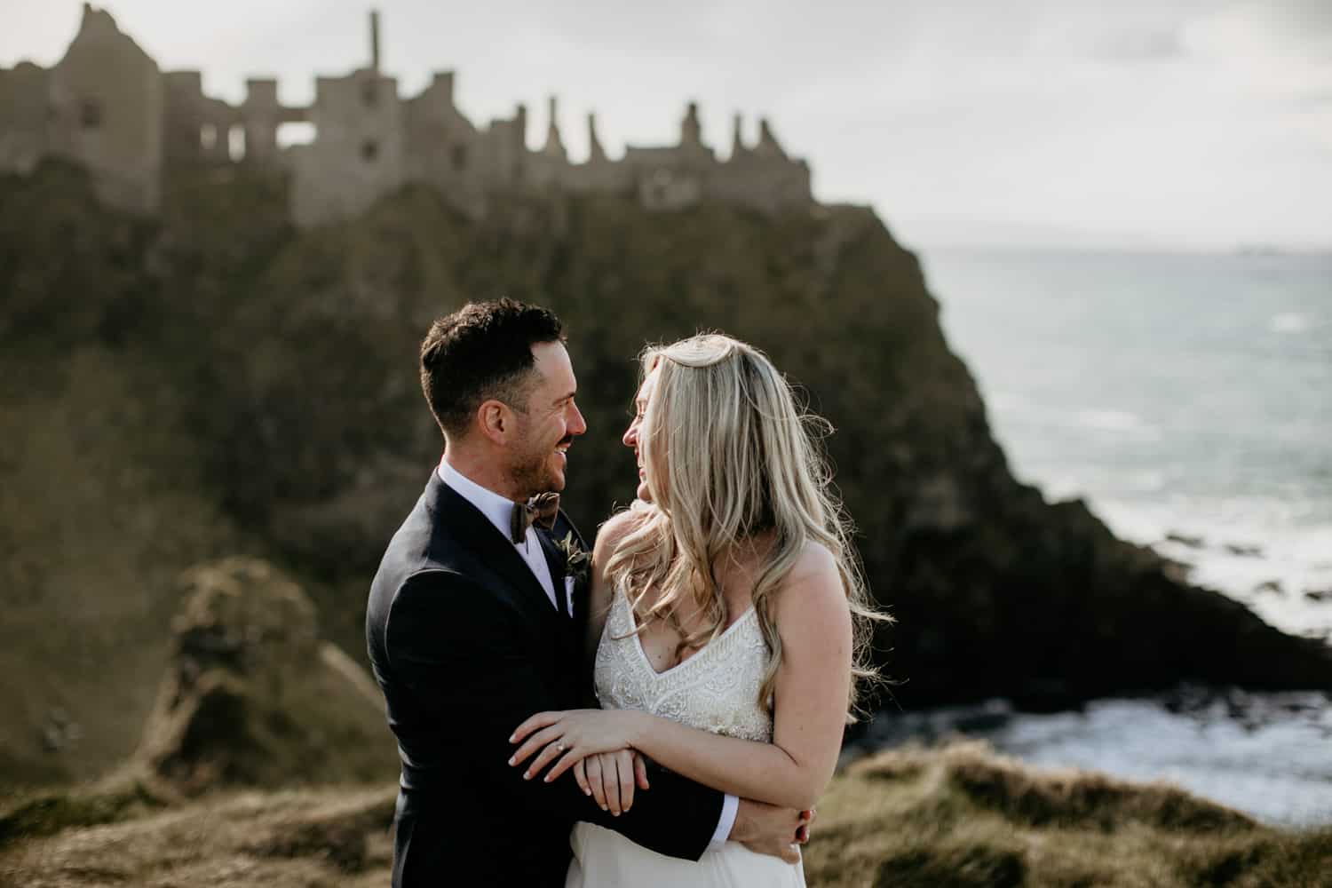 Ireland wedding photographer Dunluce castle
