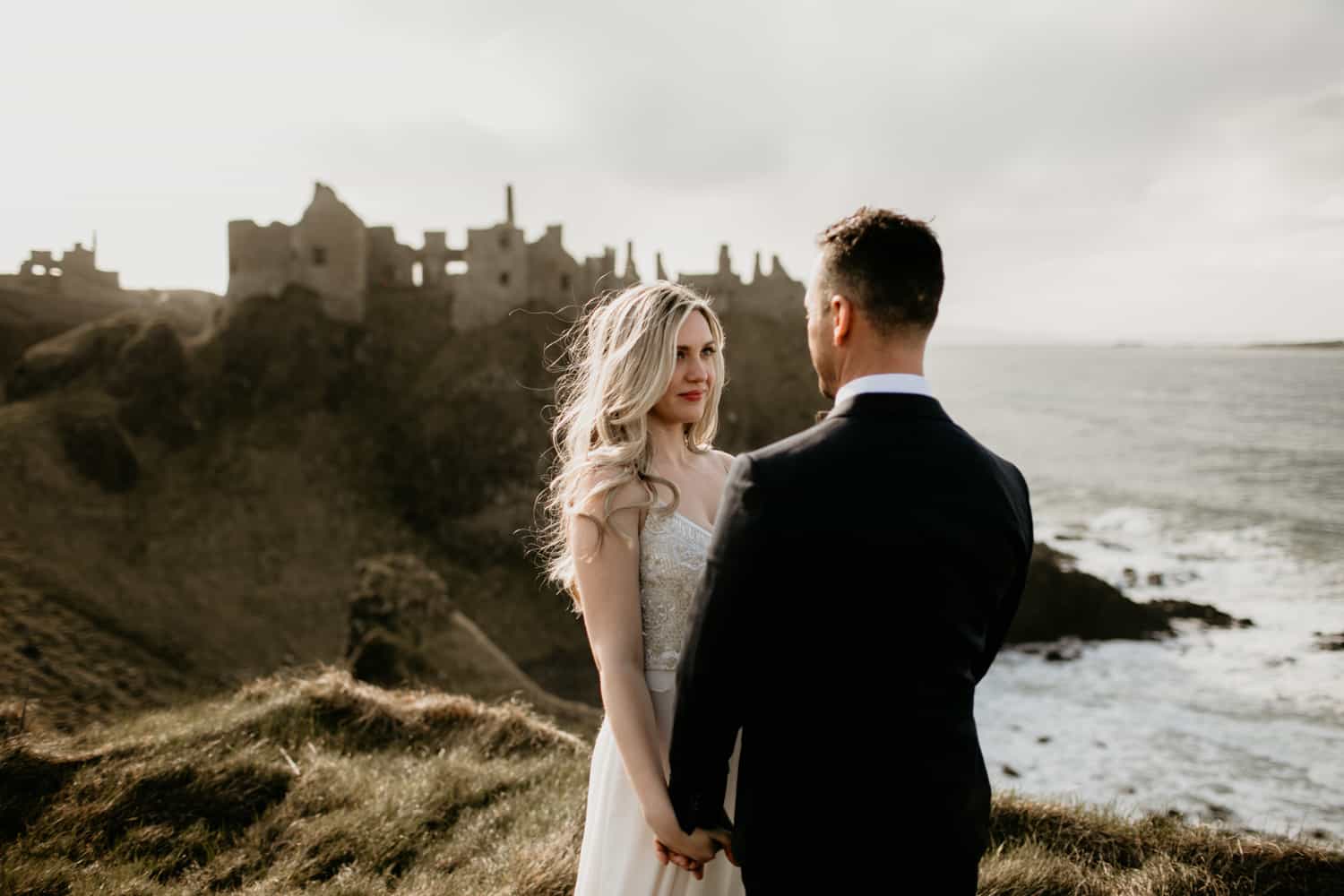 Alexandra and Jason - Dunluce Elopement Northern Ireland photographer