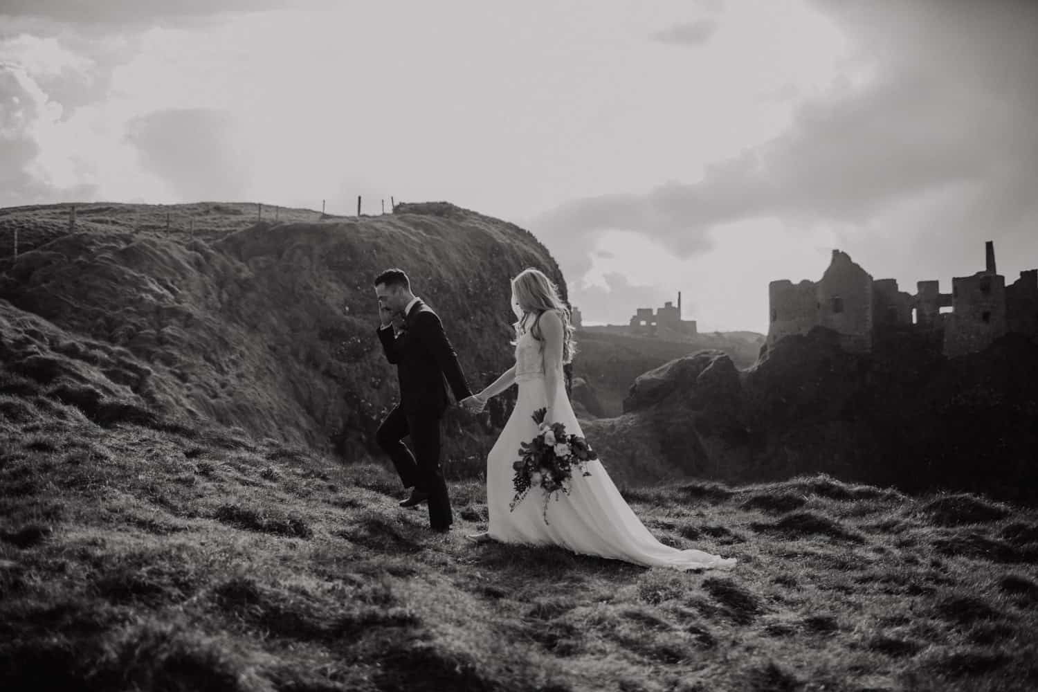 Alexandra and Jason - Dunluce Elopement Northern Ireland photographer
