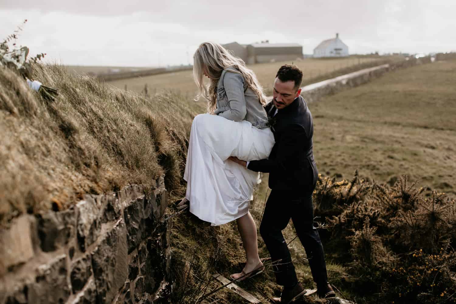 Alexandra and Jason - Dunluce Elopement Northern Ireland photographer