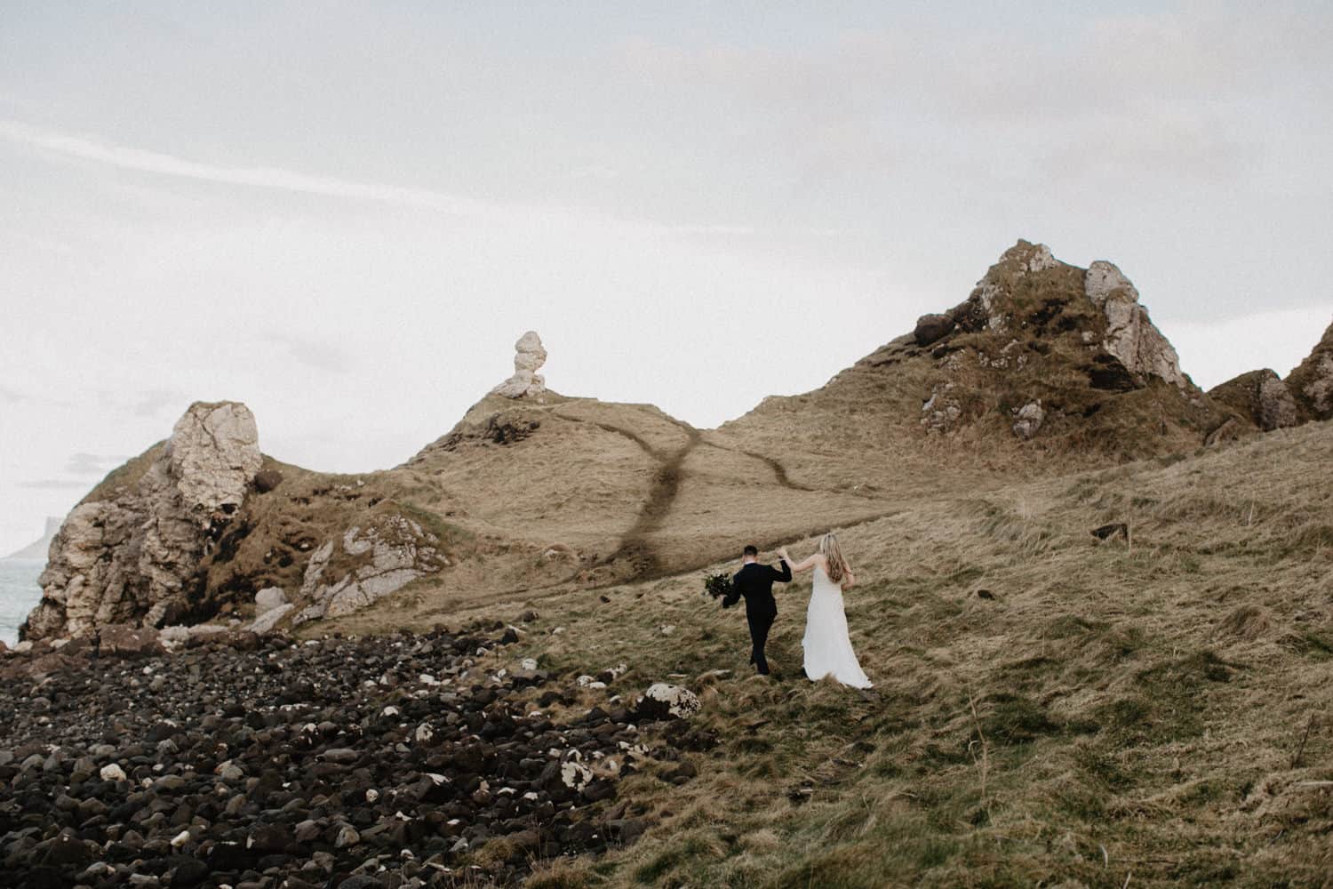 Alexandra and Jason - Dunluce Elopement Northern Ireland photographer
