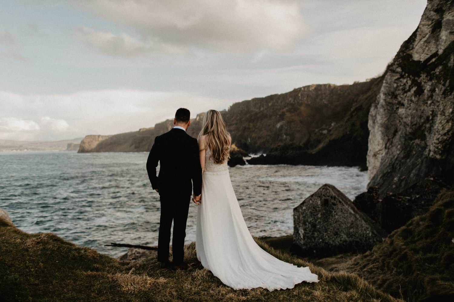 Alexandra and Jason - Dunluce Elopement Northern Ireland photographer