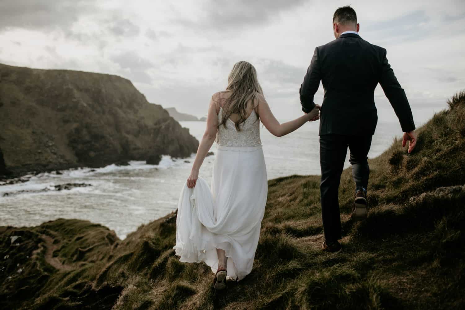 Alexandra and Jason - Dunluce Elopement Northern Ireland photographer