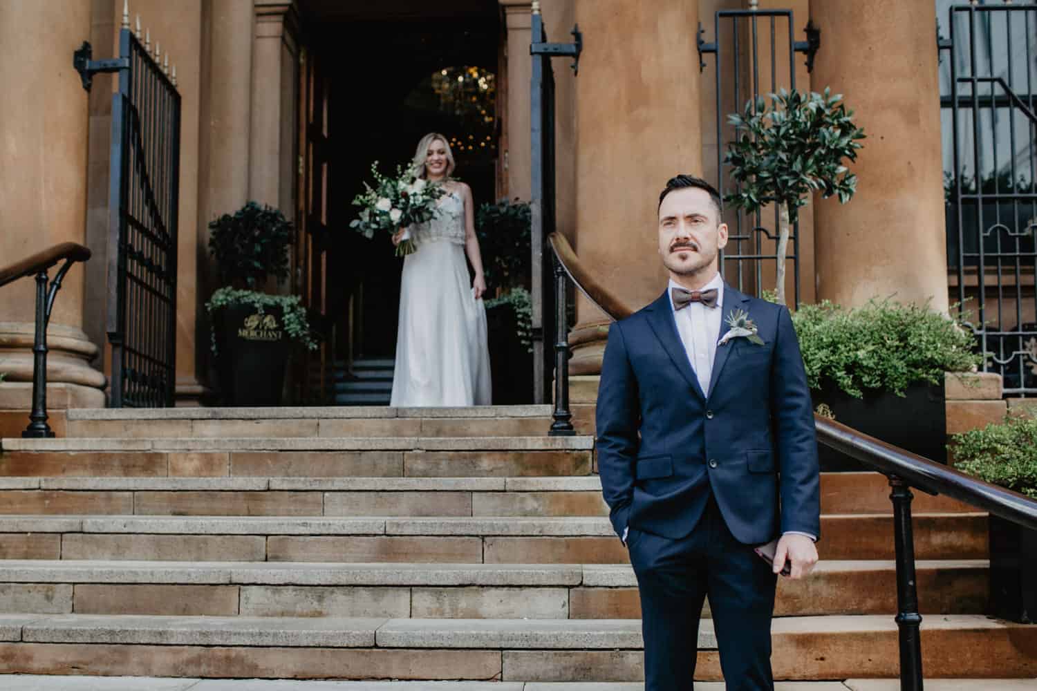 first look - wedding photography ireland