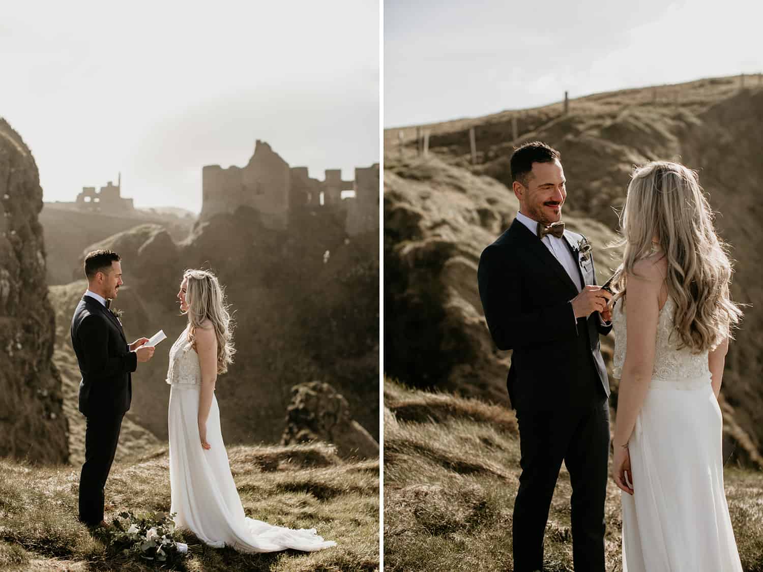 Alexandra and Jason - Dunluce Elopement Northern Ireland photographer