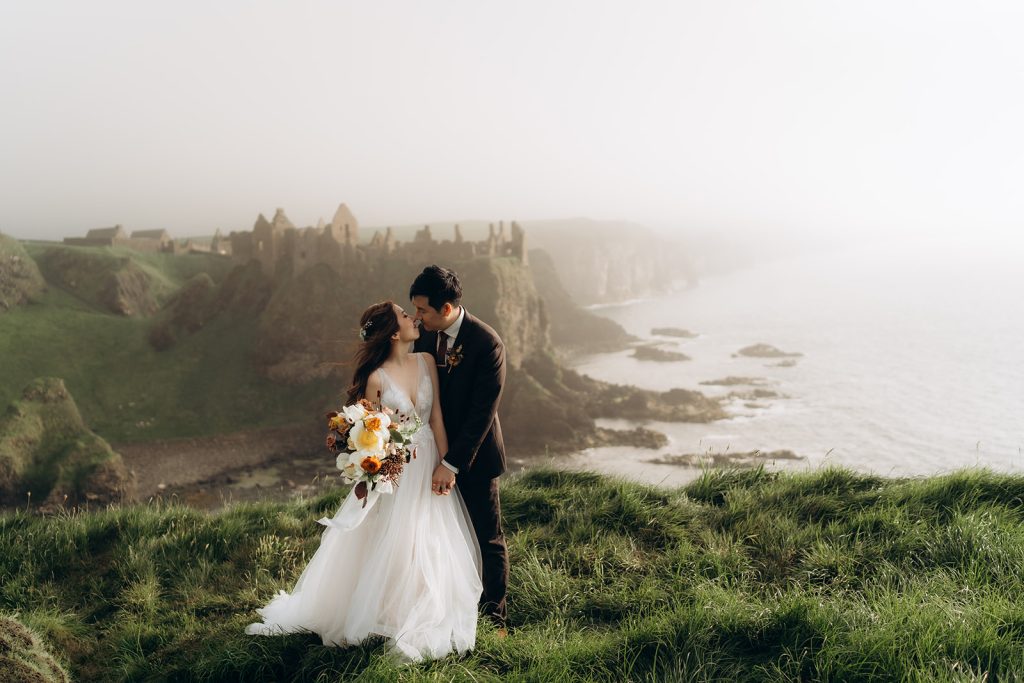 How to elope at Dunluce Castle