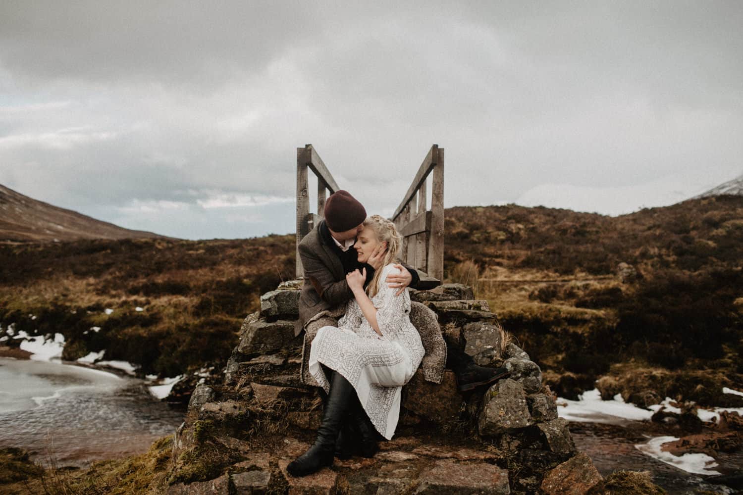 Glencoe adventure session wedding photographer