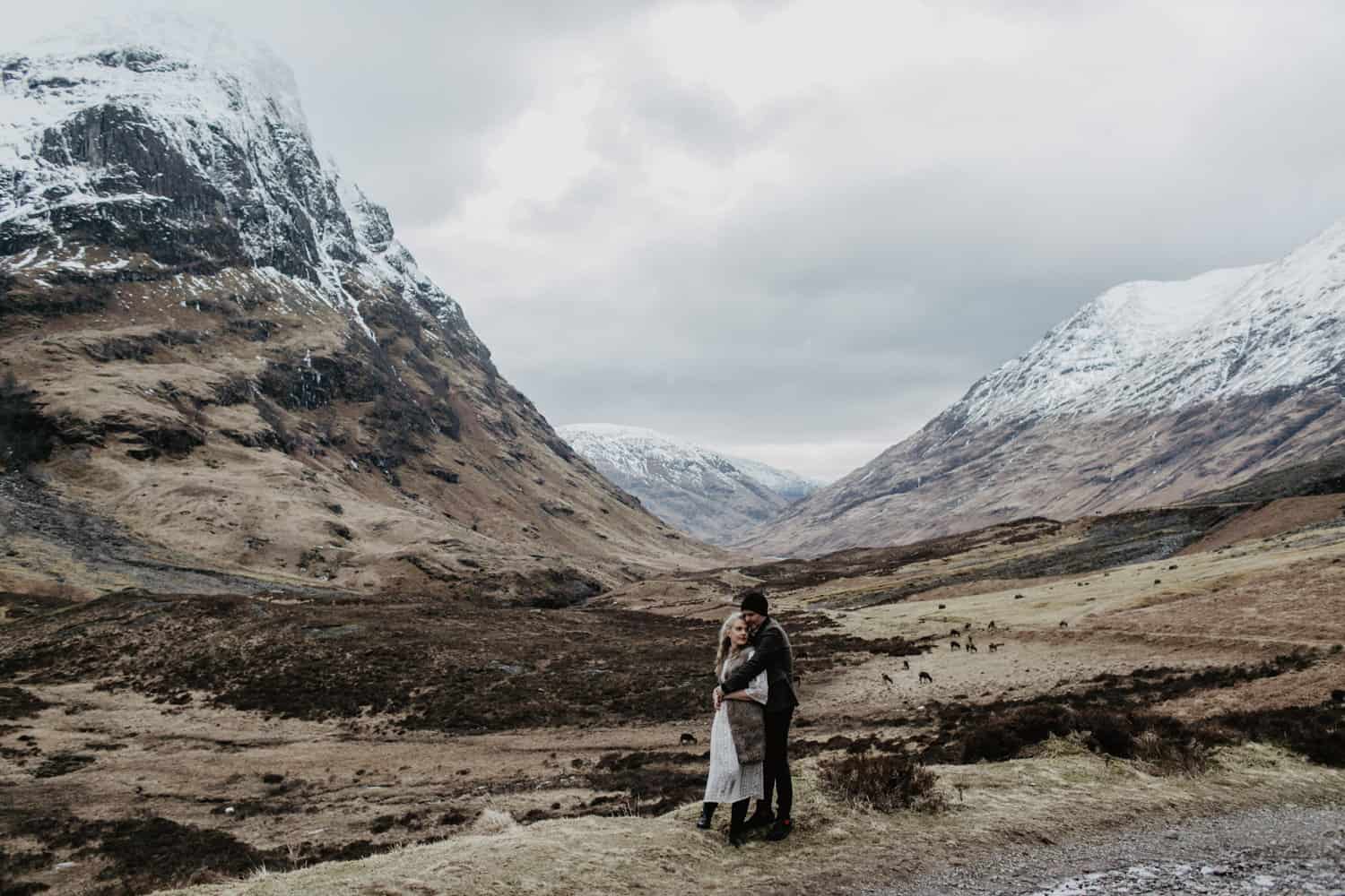 Glencoe adventure session wedding photographer