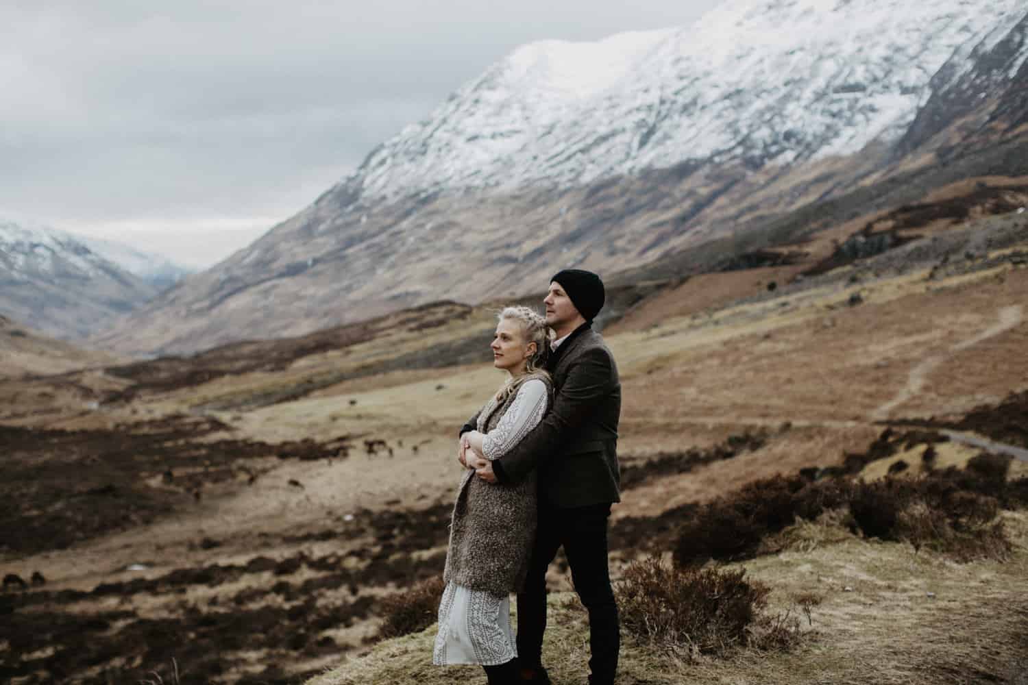 Glencoe adventure session wedding photographer