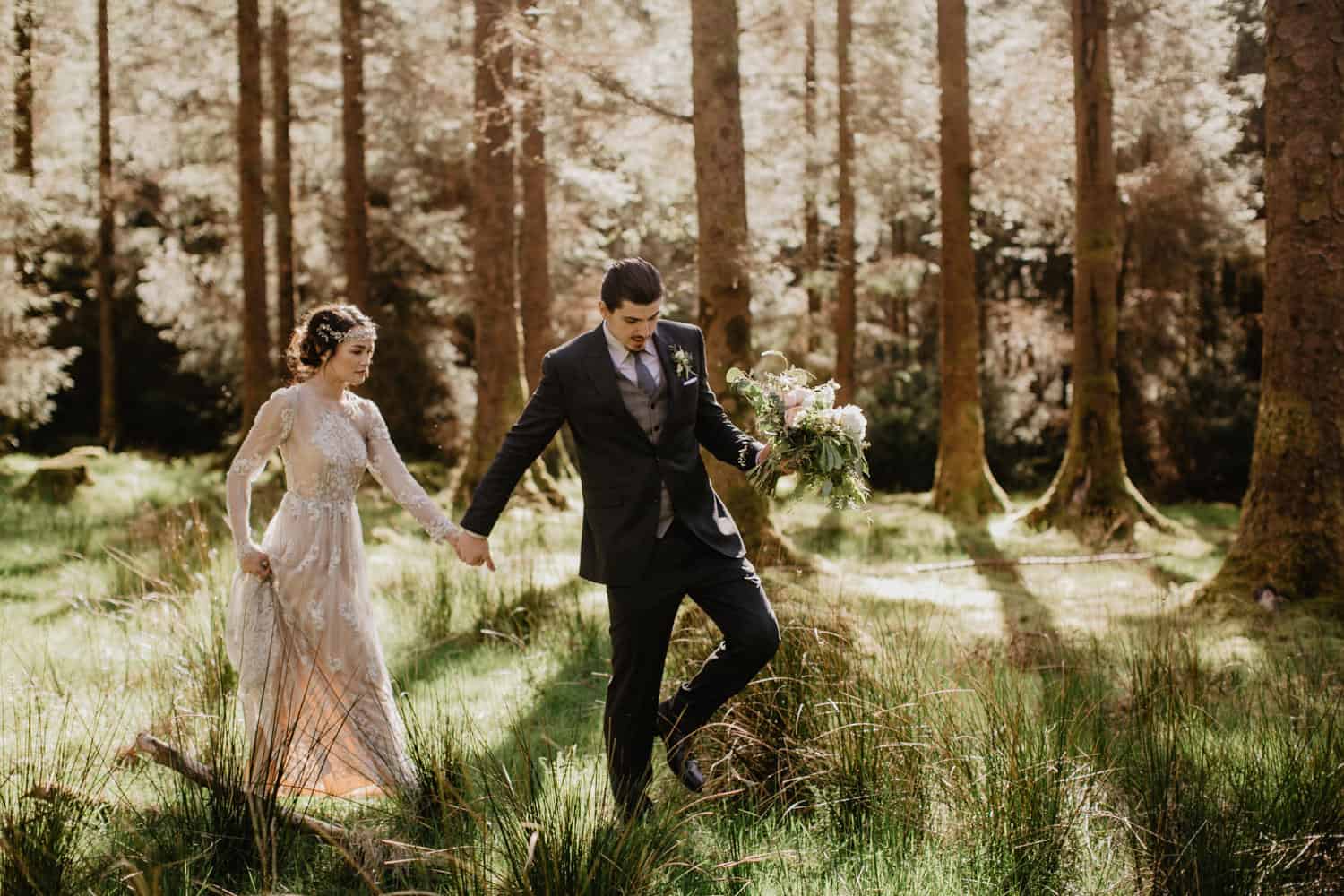 Jing and Robert - Gougane Barra Wedding