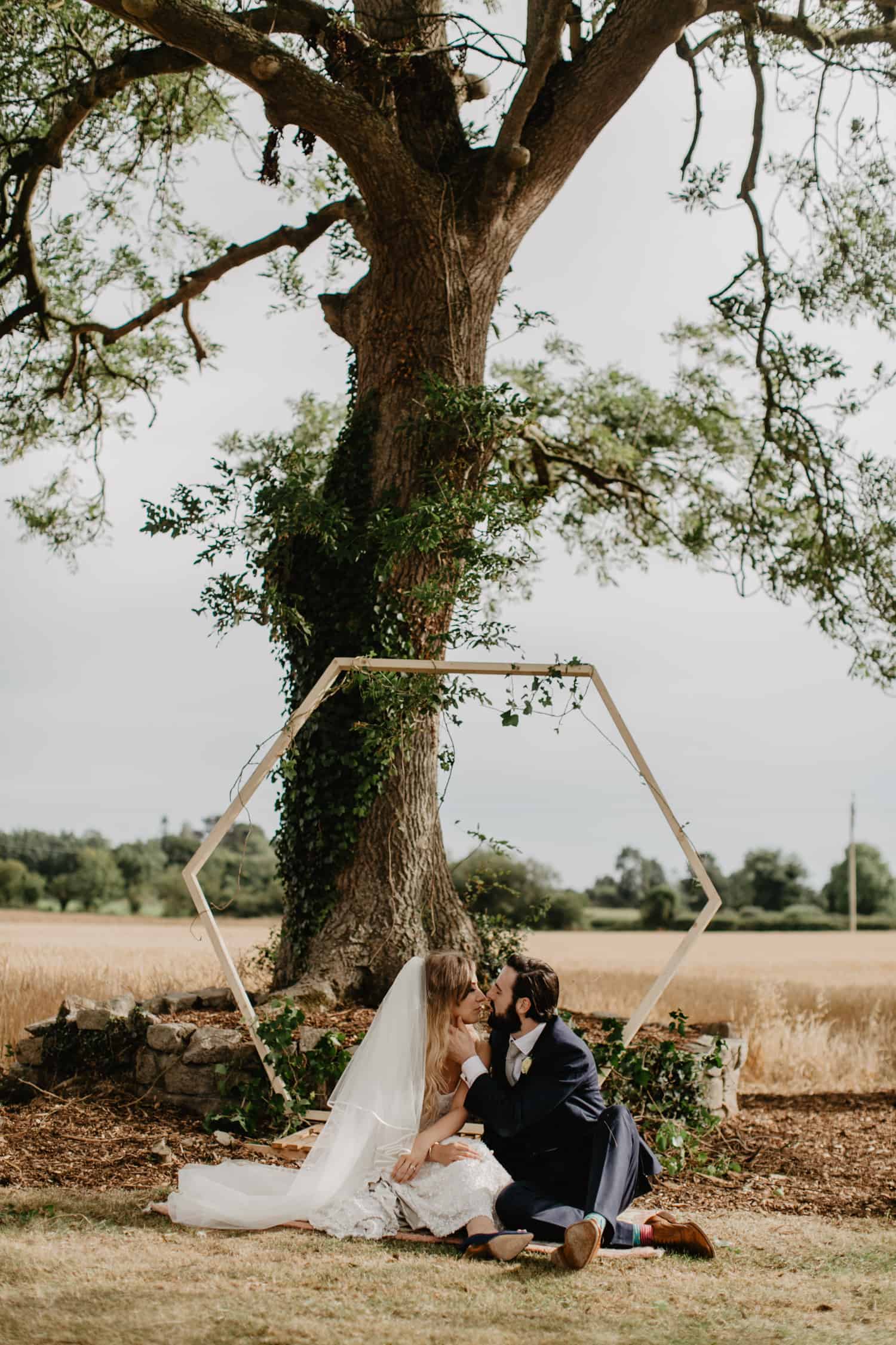 Irish barn wedding