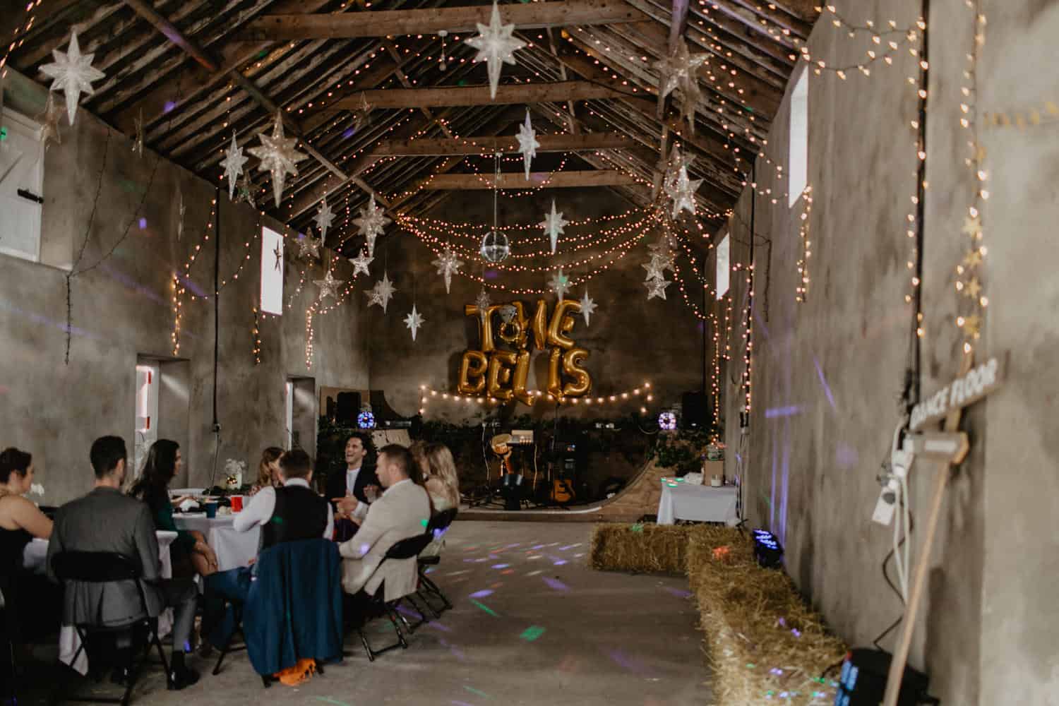 Irish barn wedding