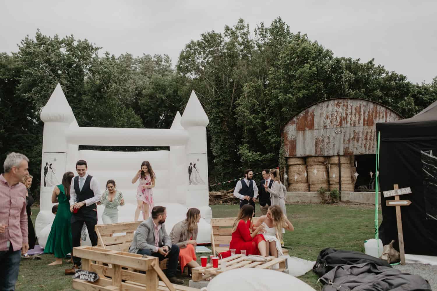 Irish barn wedding