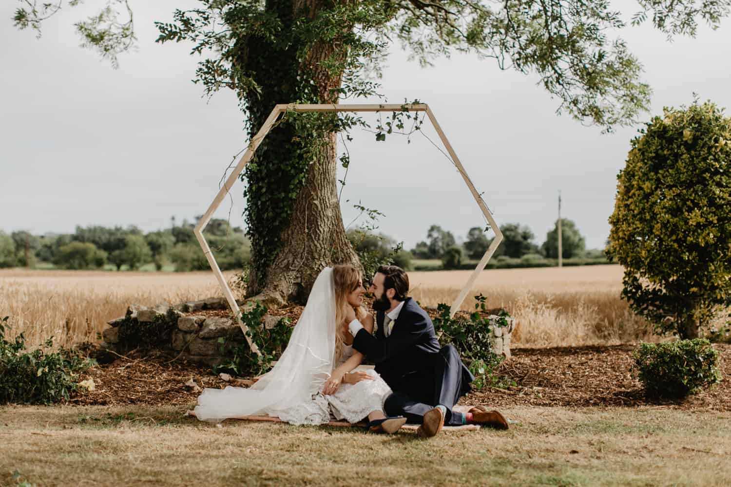 Irish barn wedding