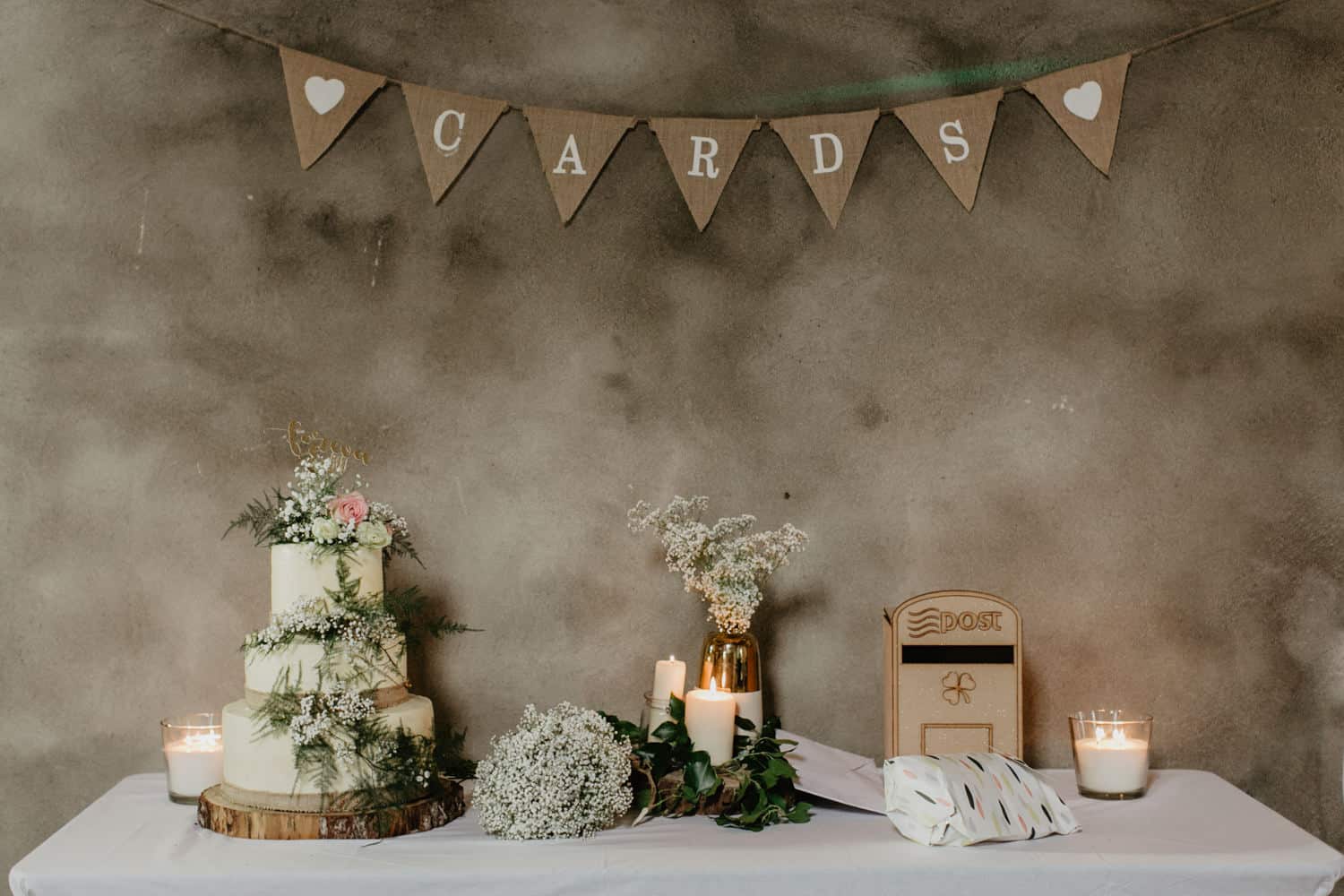 Irish barn wedding
