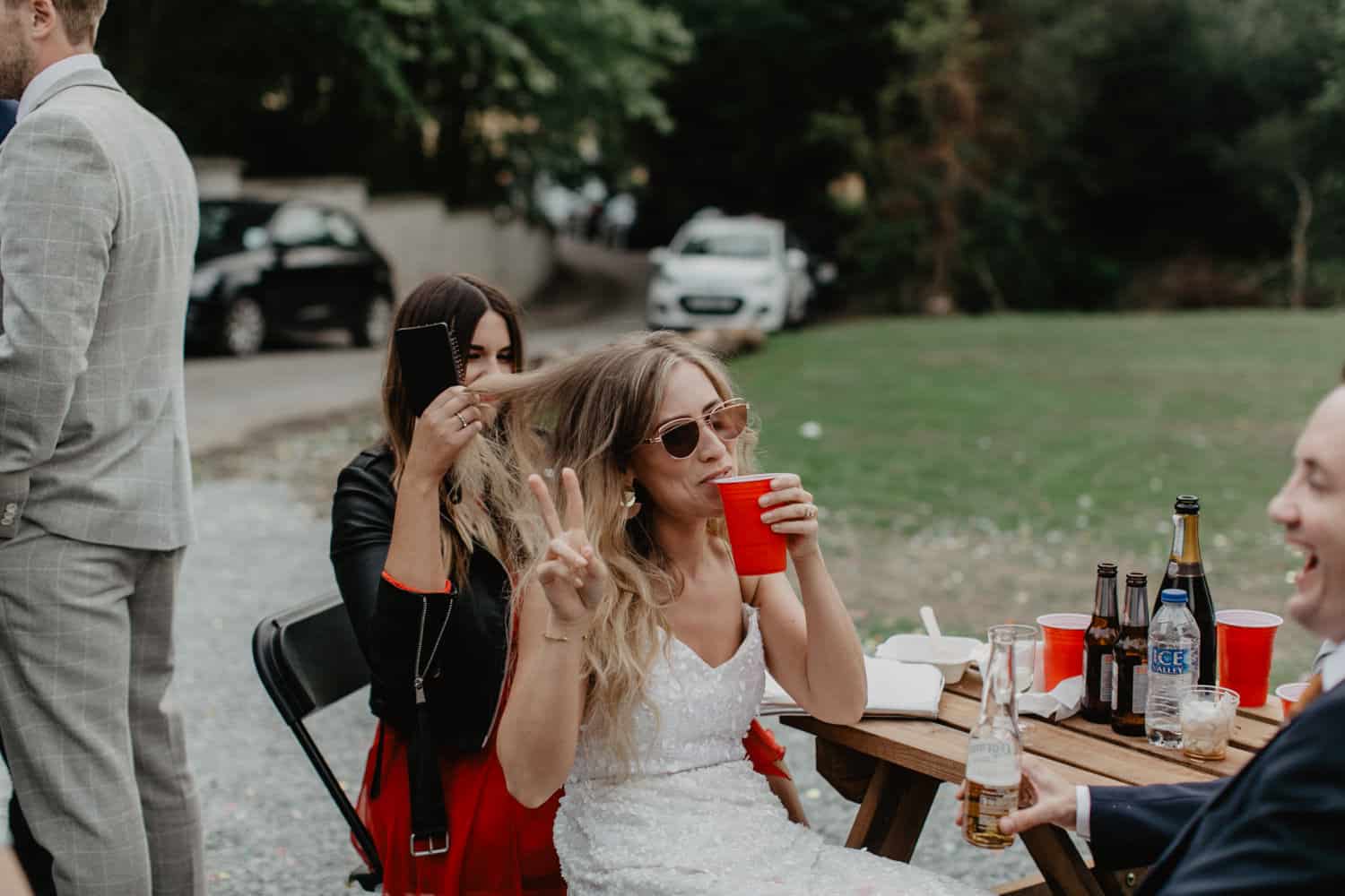 Irish barn wedding