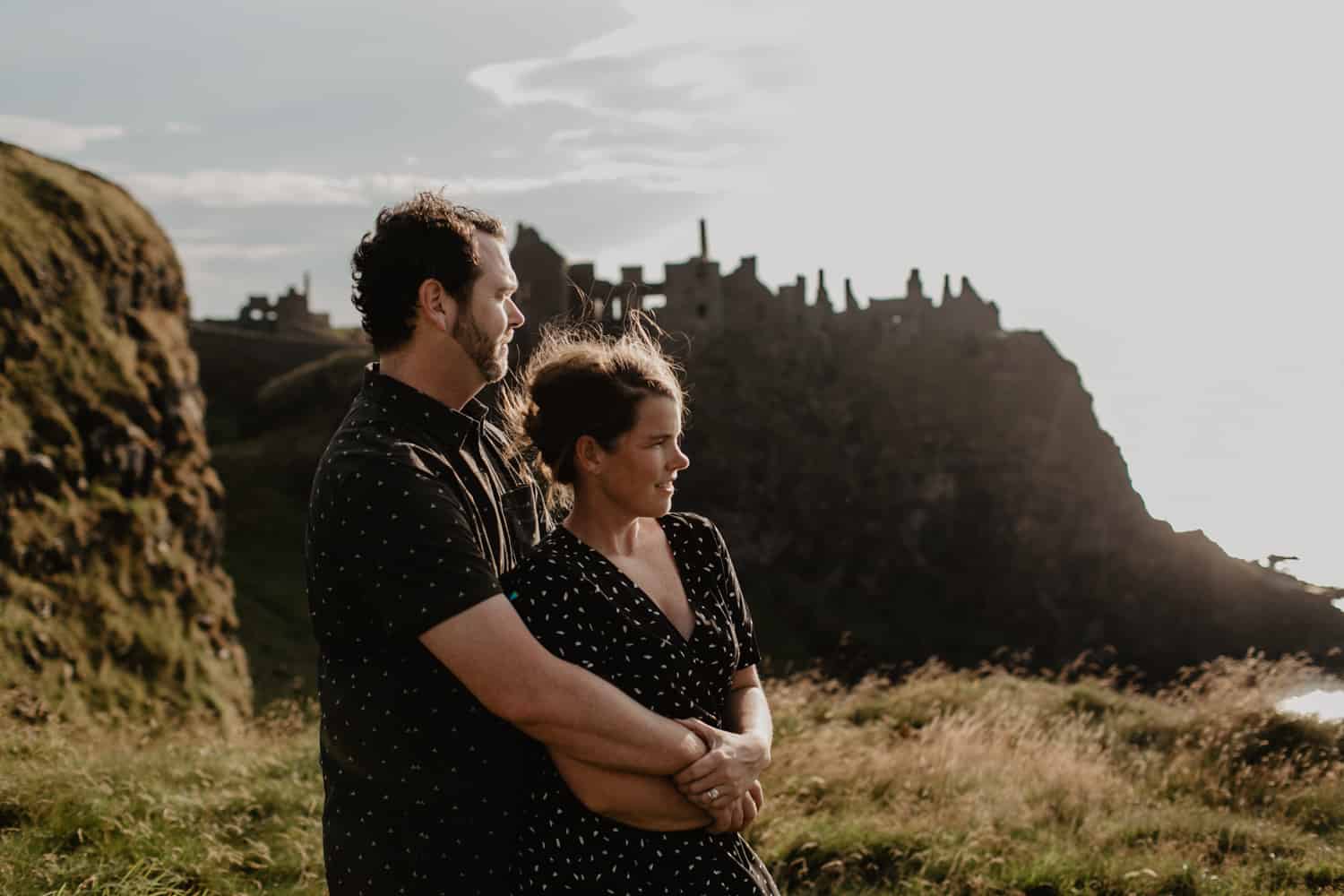 Emily and Brent Dunluce Castle 