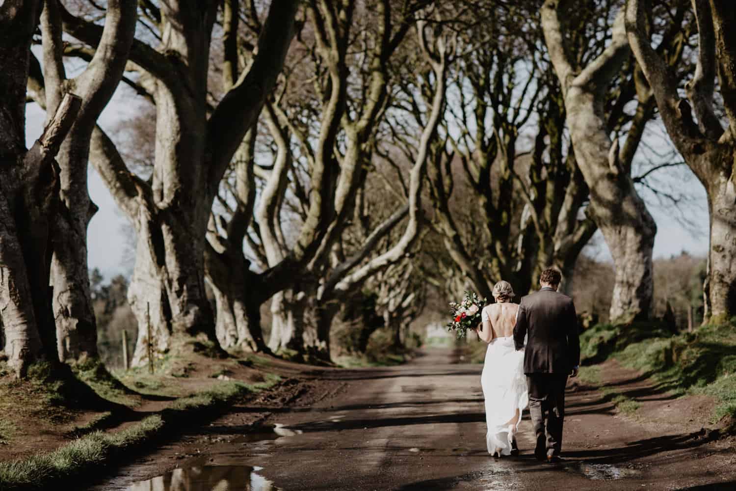 elopement Northern Ireland Kinbane Castle