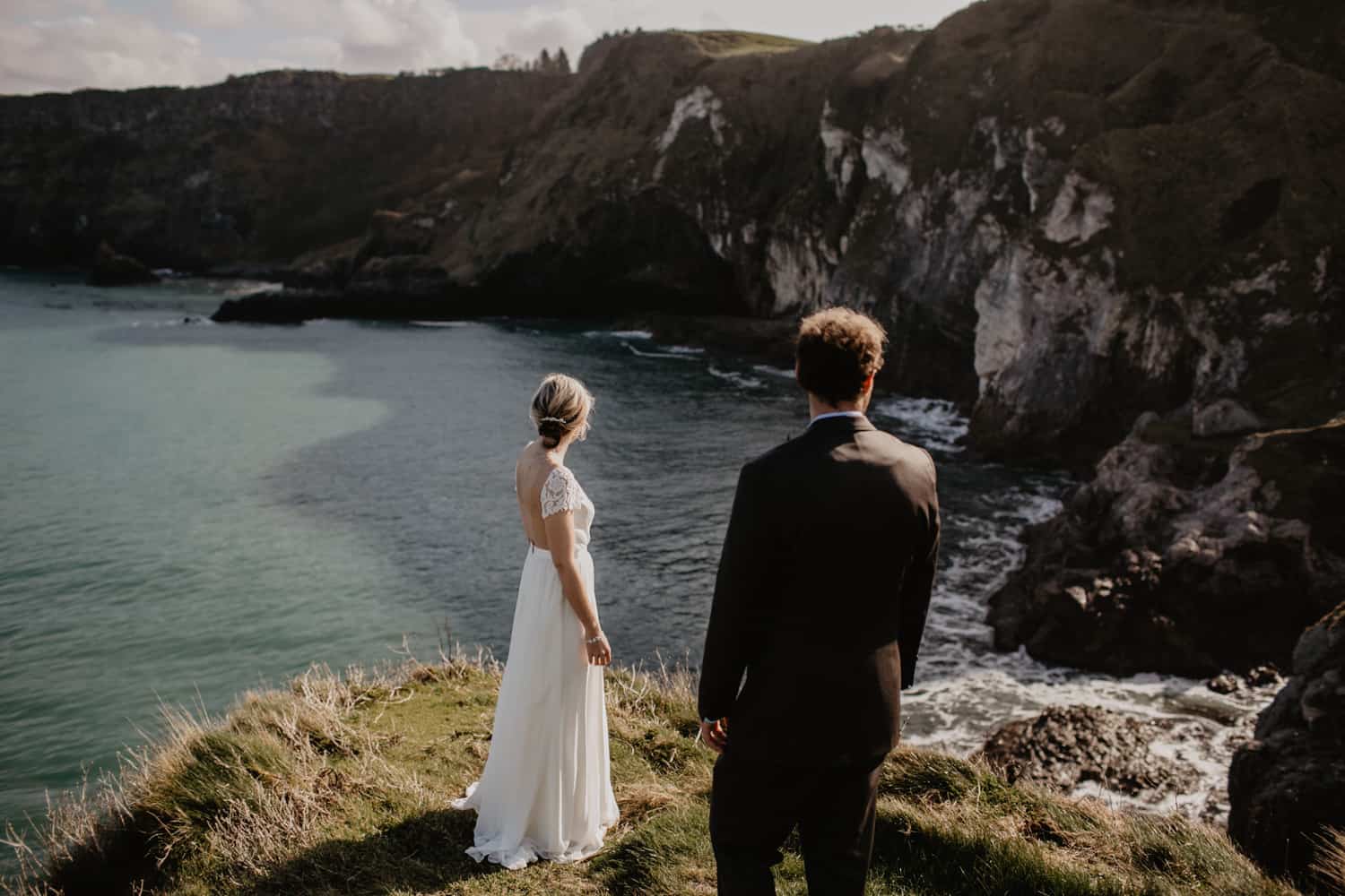 elopement Northern Ireland Kinbane Castle