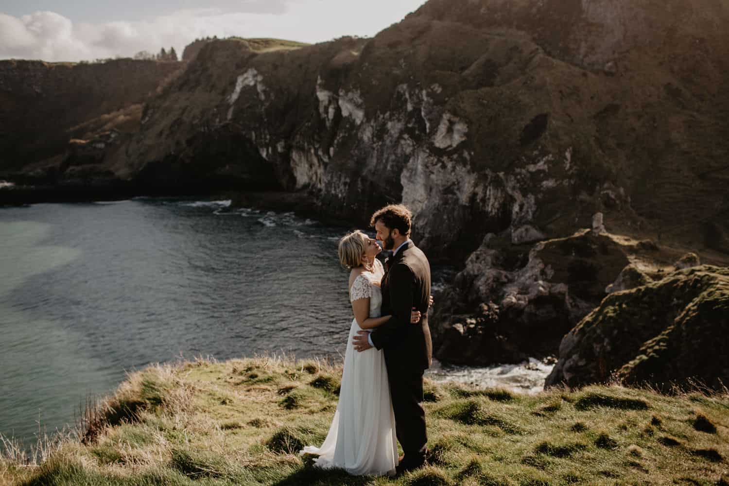 elopement Northern Ireland Kinbane Castle