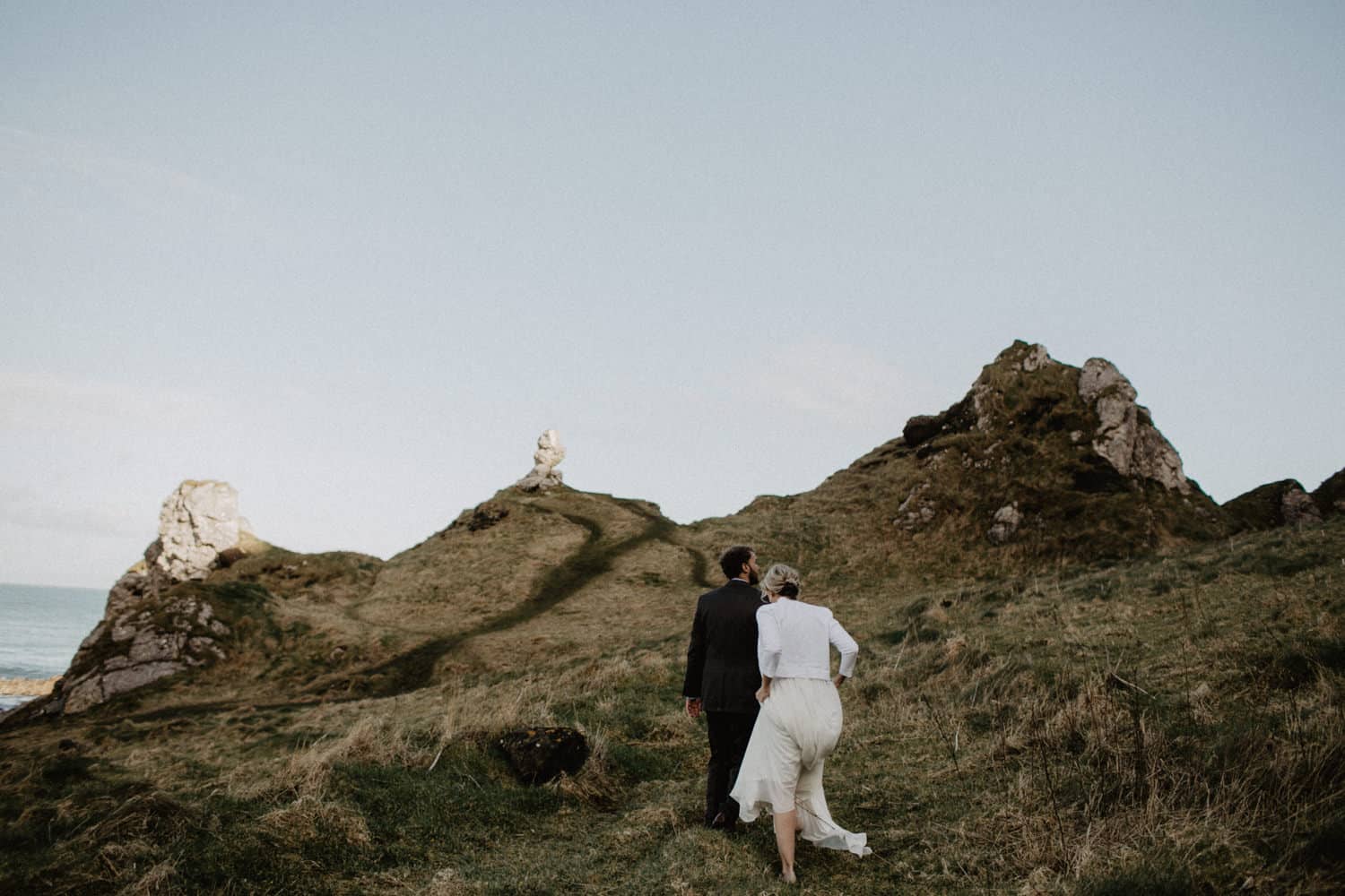 elopement Northern Ireland Kinbane Castle
