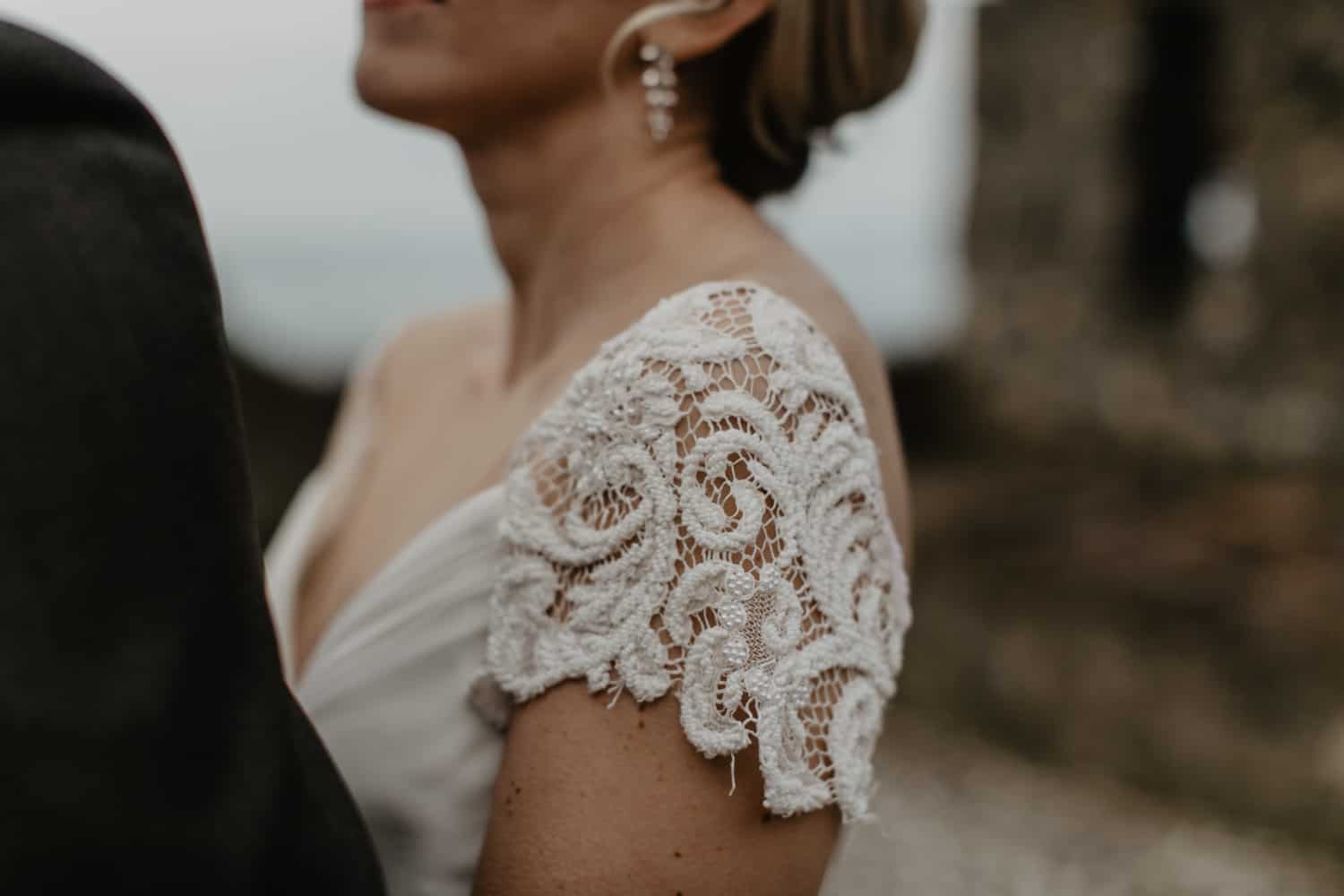 adventure elopement Northern Ireland Dunluce Castle