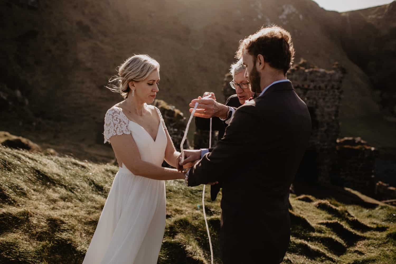 elopement Northern Ireland Kinbane Castle