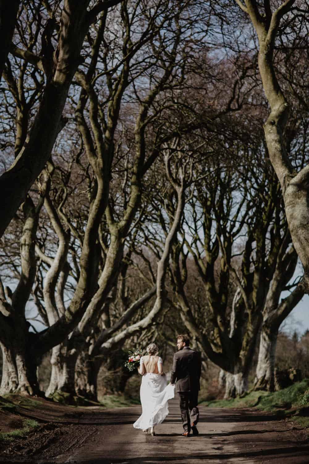 elopement Northern Ireland Kinbane Castle