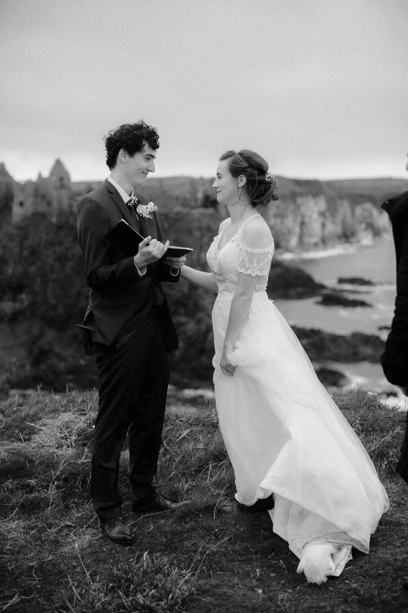 Dunluce Castle Elopement northern Ireland