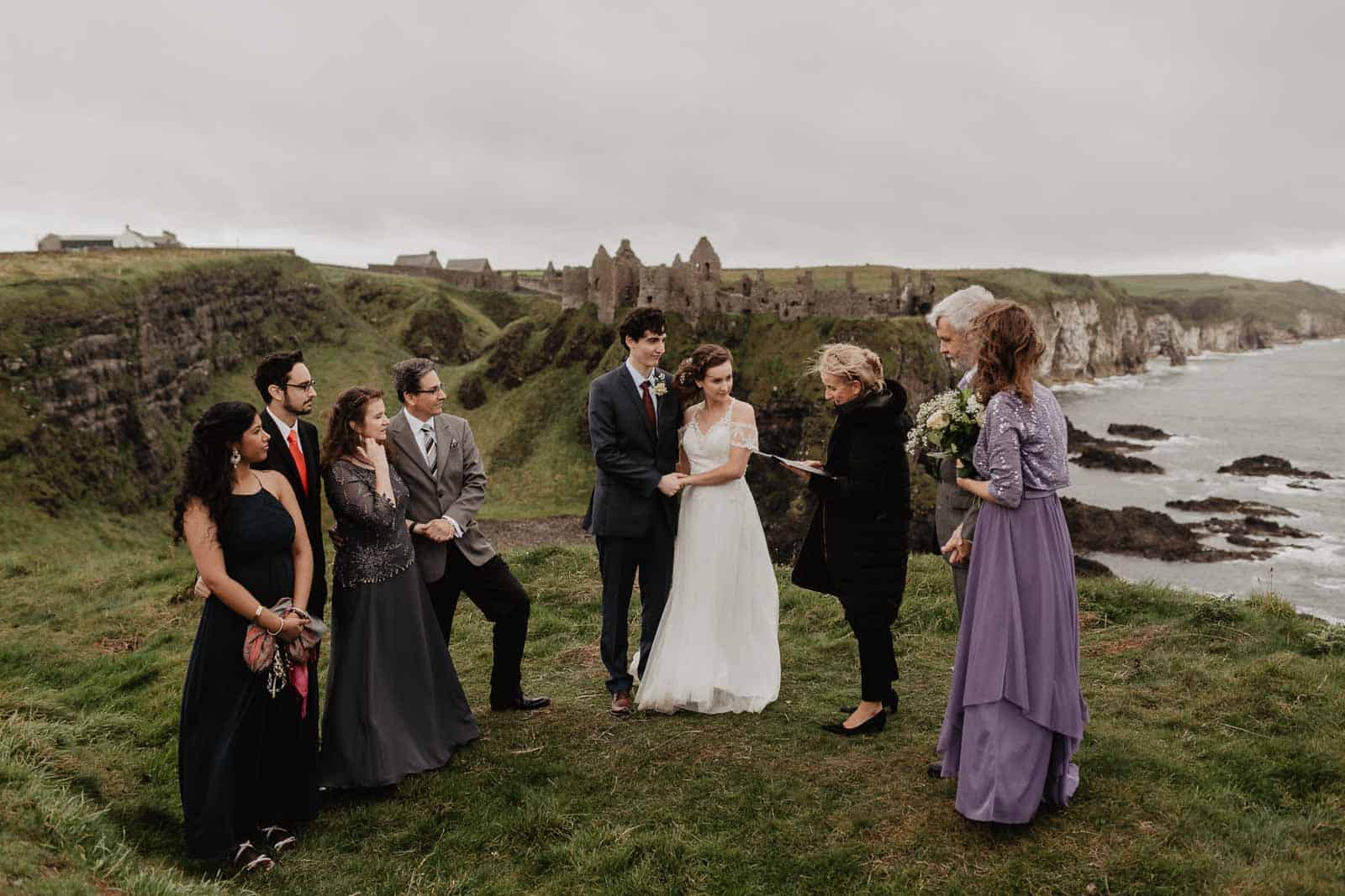 Dunluce Castle Elopement northern ireland