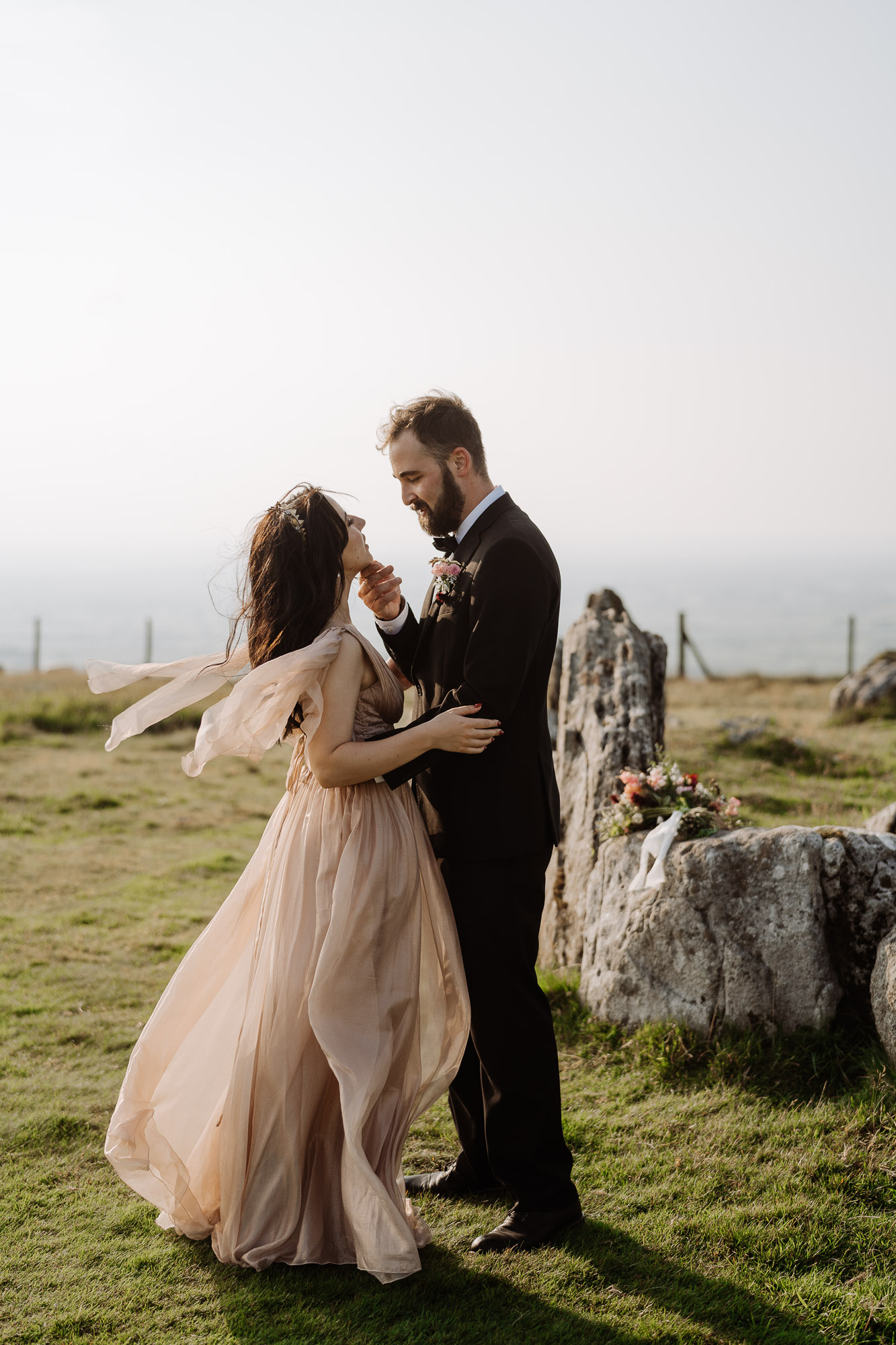 Pink Elopement dress
