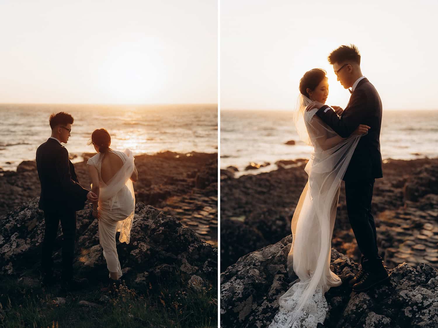 Jack and Jessie - Giants Causeway Elopement
