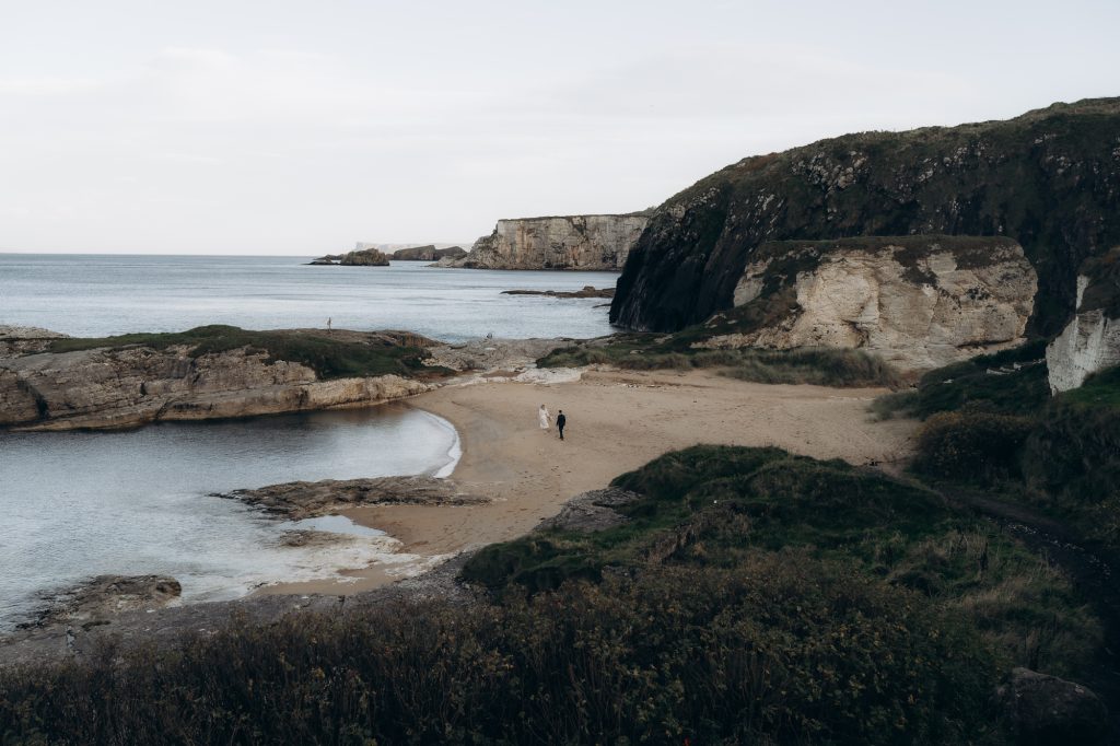 Eloping in Ireland: Kailee and Kavan's Adventure at Dunseverick Castle