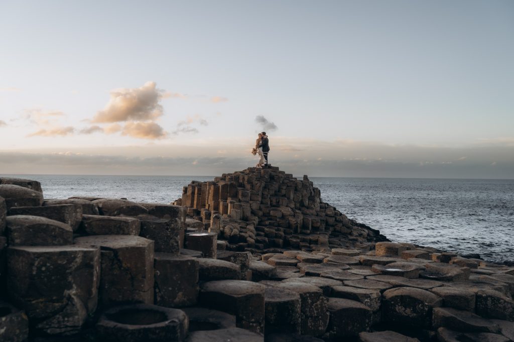 Eloping in Ireland: Kailee and Kavan's Adventure at Dunseverick Castle