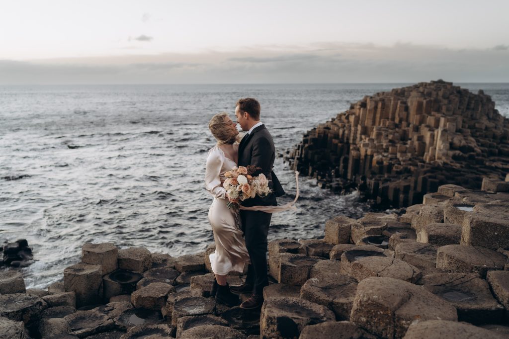 Eloping in Ireland: Kailee and Kavan's Adventure at Dunseverick Castle