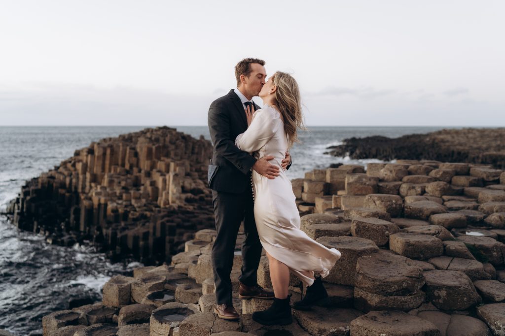 Eloping in Ireland: Kailee and Kavan's Adventure at Dunseverick Castle