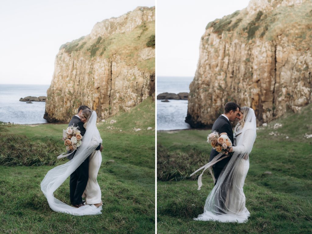 Eloping in Ireland: Kailee and Kavan's Adventure at Dunseverick Castle