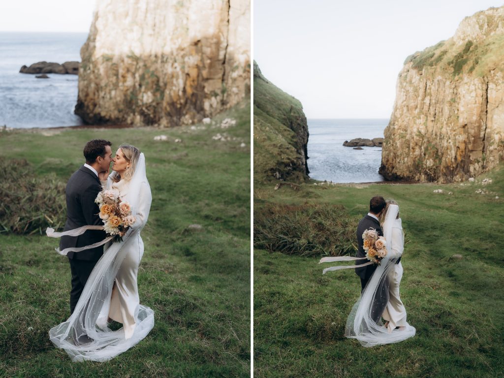 Eloping in Ireland: Kailee and Kavan's Adventure at Dunseverick Castle